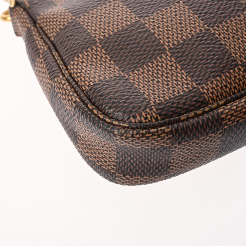 LOUIS VUITTON Authentic Brown Damier Canvas Pochette Pouch - Picture 7 of 11